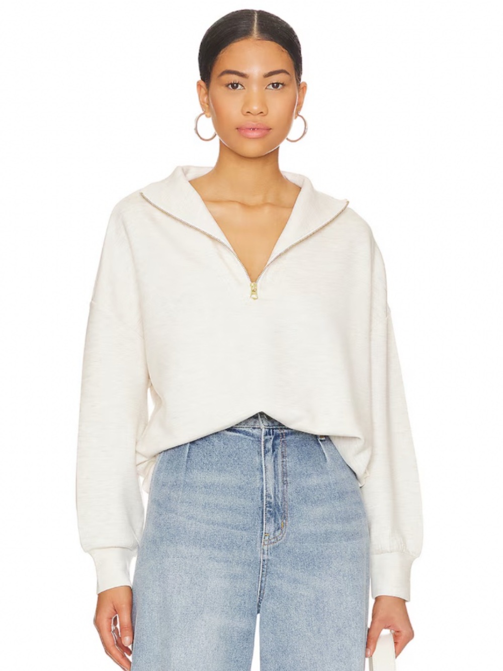 Varley Hawley half zip sweat